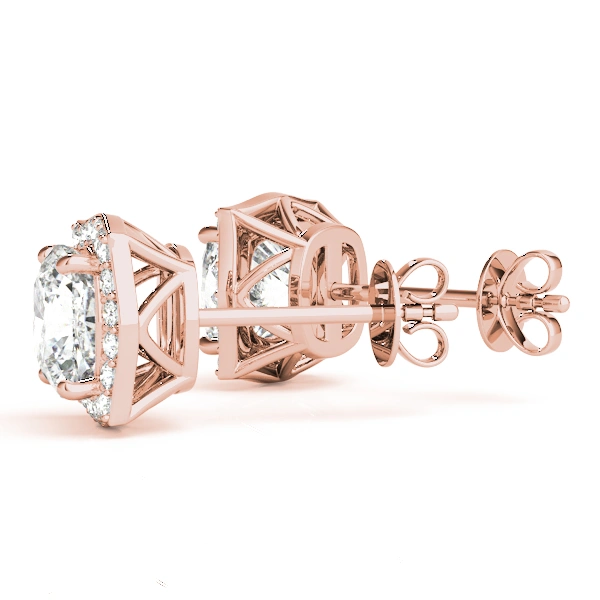 Cushion Halo Studs - Image 16