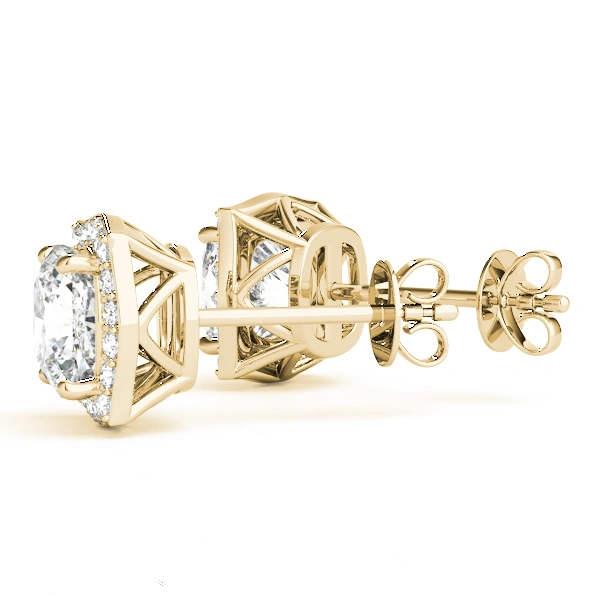 Cushion Halo Studs - Image 11