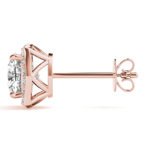 Cushion Halo Studs - Image 14
