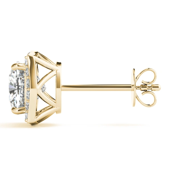 Cushion Halo Studs - Image 9