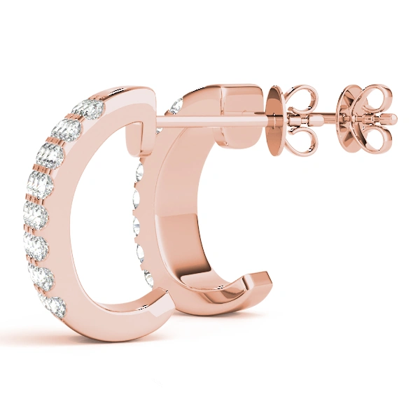 Multirow Huggie Hoop Earrings - Image 14