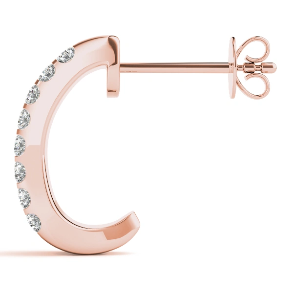 Multirow Huggie Hoop Earrings - Image 12