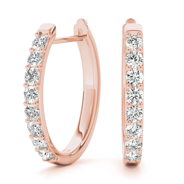 Shared-Prong Hoop Earrings - Image 13