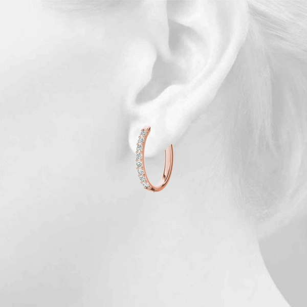 Shared-Prong Hoop Earrings - Image 15
