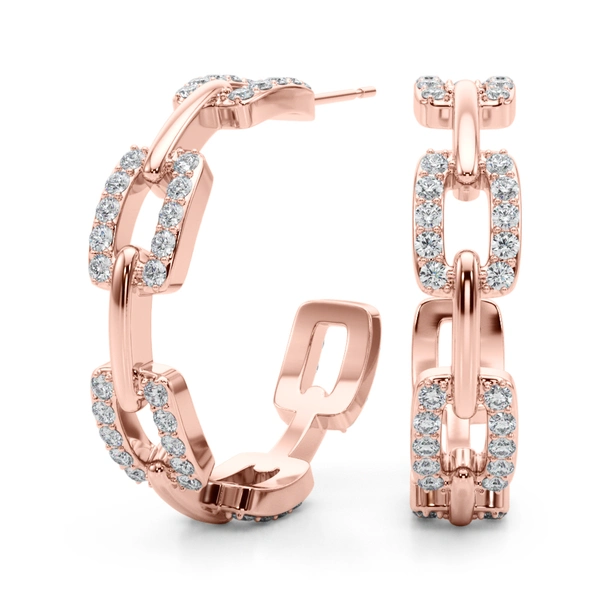 Chain Link Fashion Earrings - Image 11