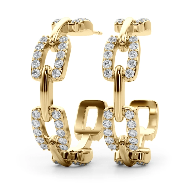 Chain Link Fashion Earrings - Image 8