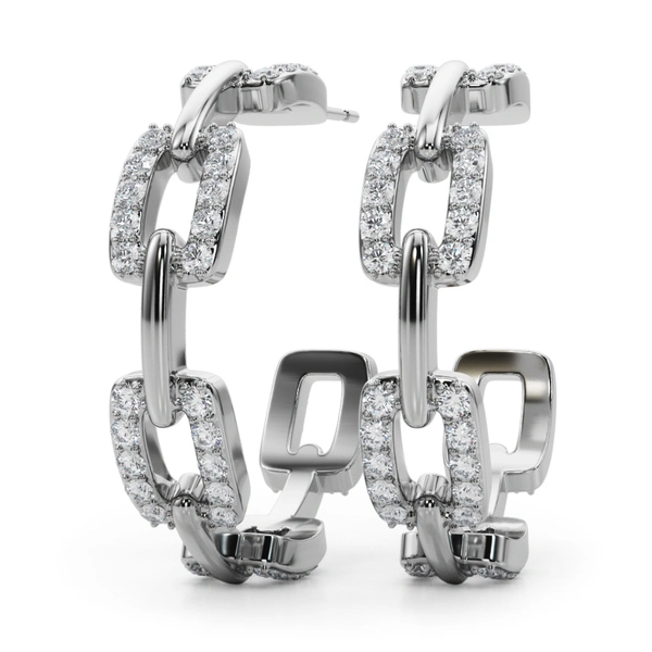 Chain Link Fashion Earrings - Image 3