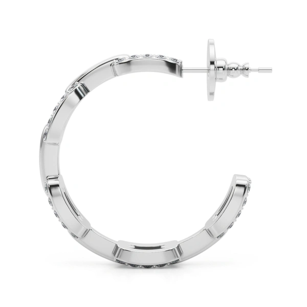 Chain Link Fashion Earrings - Image 2
