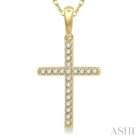 Cross Petite Diamond Fashion Pendant - Image 4