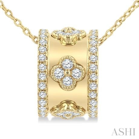 Clover Diamond Fashion Pendant - Image 3
