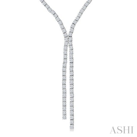 Diamond Tennis Y Necklace - Image 3