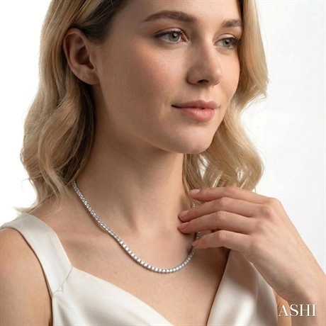 Diamond Tennis Necklace - Image 5