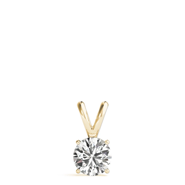 Round Solitaire Pendant - Image 6