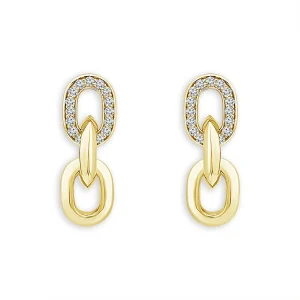 Diamond Fashion Earrings 0.16 ct tw 14k Yellow Gold