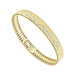 Diamond Bangle 0.75 ct tw 14k Yellow Gold